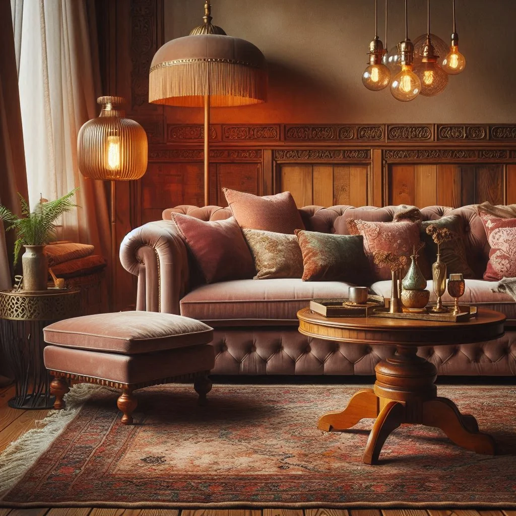 Vintage furniture in contemporary interiors